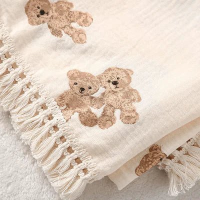 Couverture Bébé - BabyBlanket™ - Ours - Trésor Velouté