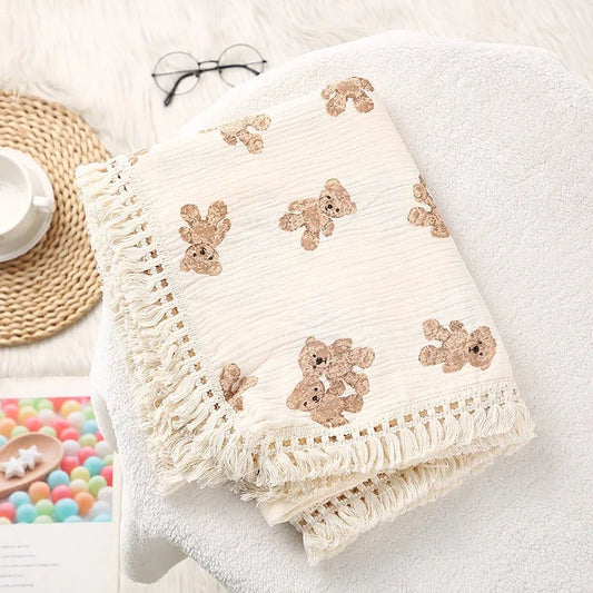 Couverture Bébé - BabyBlanket™ - Ours - Trésor Velouté