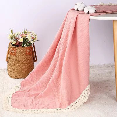 Couverture Bébé - BabyBlanket™ - Rose - Trésor Velouté